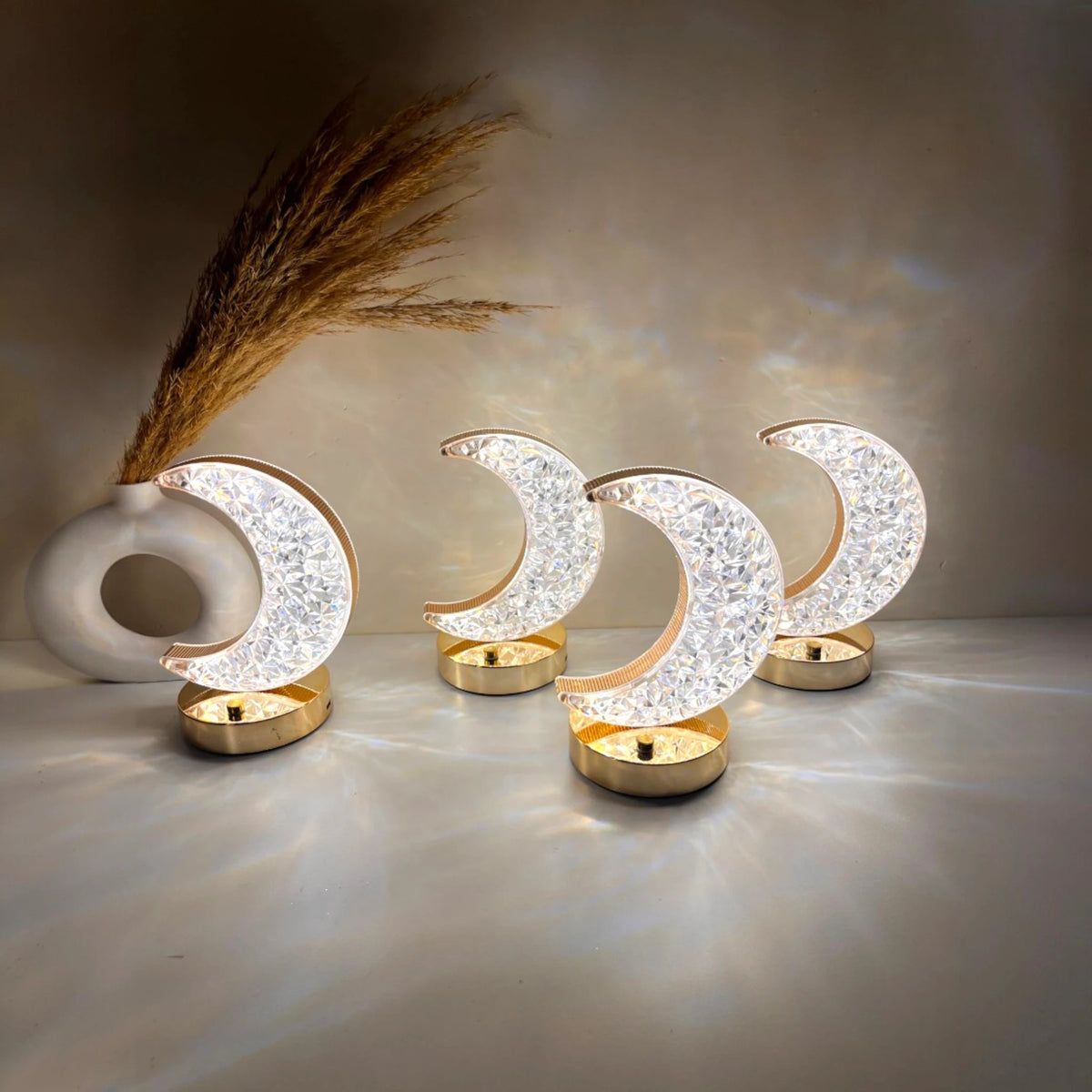 Rechargeable Crystal Moon Lamp