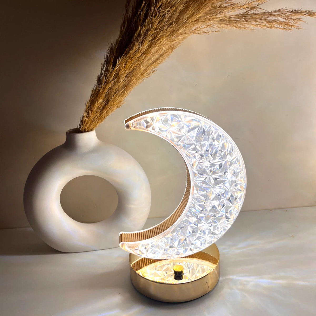 Rechargeable Crystal Moon Lamp