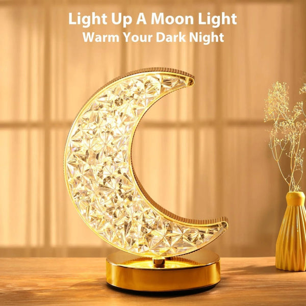 Rechargeable Crystal Moon Lamp